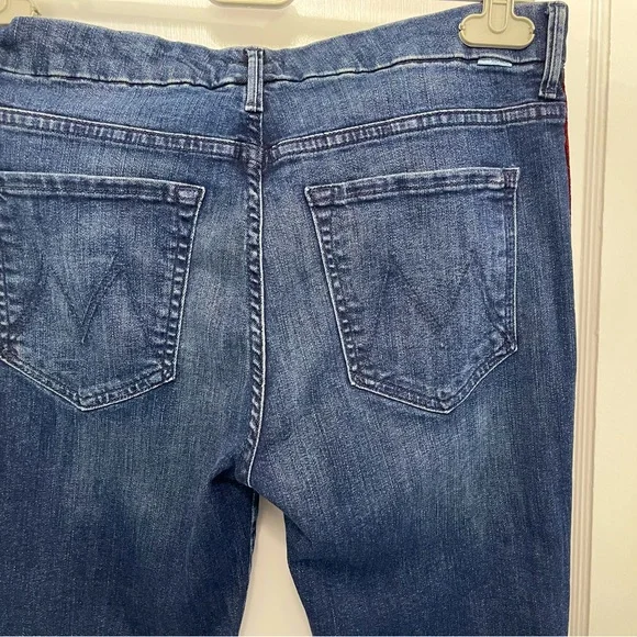 MOTHER The Looker - High Waisted - Here Kitty,Kitty Glitter Racer jeans (sz30) - Picture 8 of 15